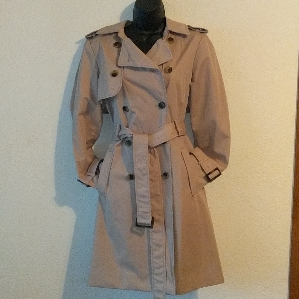 Jones New York Double Breatsed Trench Coat